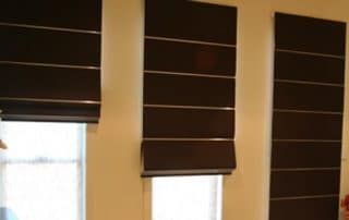 living room Roman blinds Perth