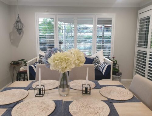 Dining Room PVC Shutters – Trigg